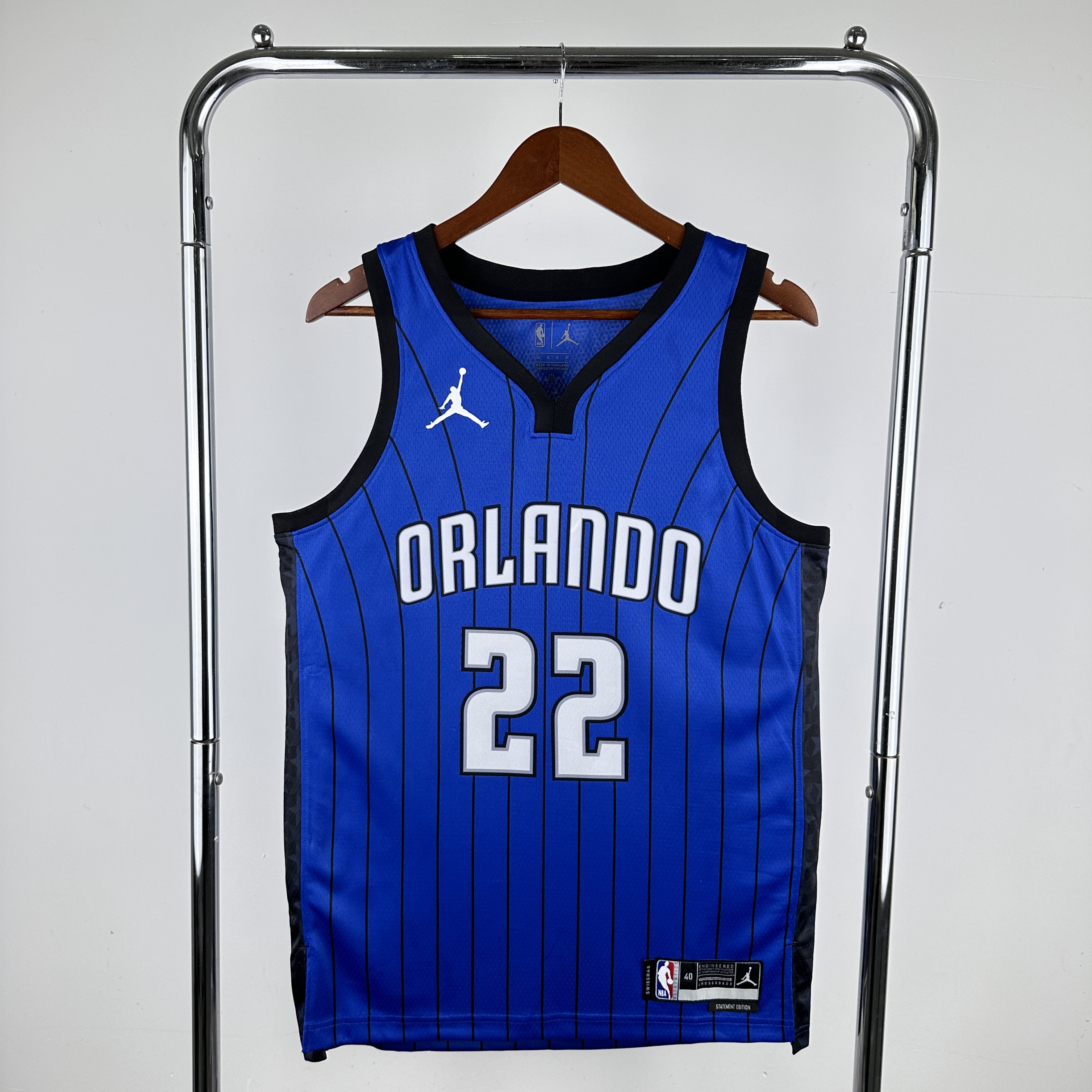 Men Orlando Magic 22 Wagner Blue 2024 NBA Jersey